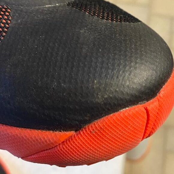 Nike Jordan Super Fly 5 Men Red Black Infrared Bred Shoes size 12 - Picture 9 of 12